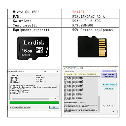 Lot de 6 Cartes Micro SD 16Go Classe 10 U1 | pour caméras embarquées 1080p ap... - Photo 4/9