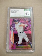 2020 Topps Chrome Pink Refractor Rookie Cup Pete Alonso #80 CSG 9.5 Gem Mint
