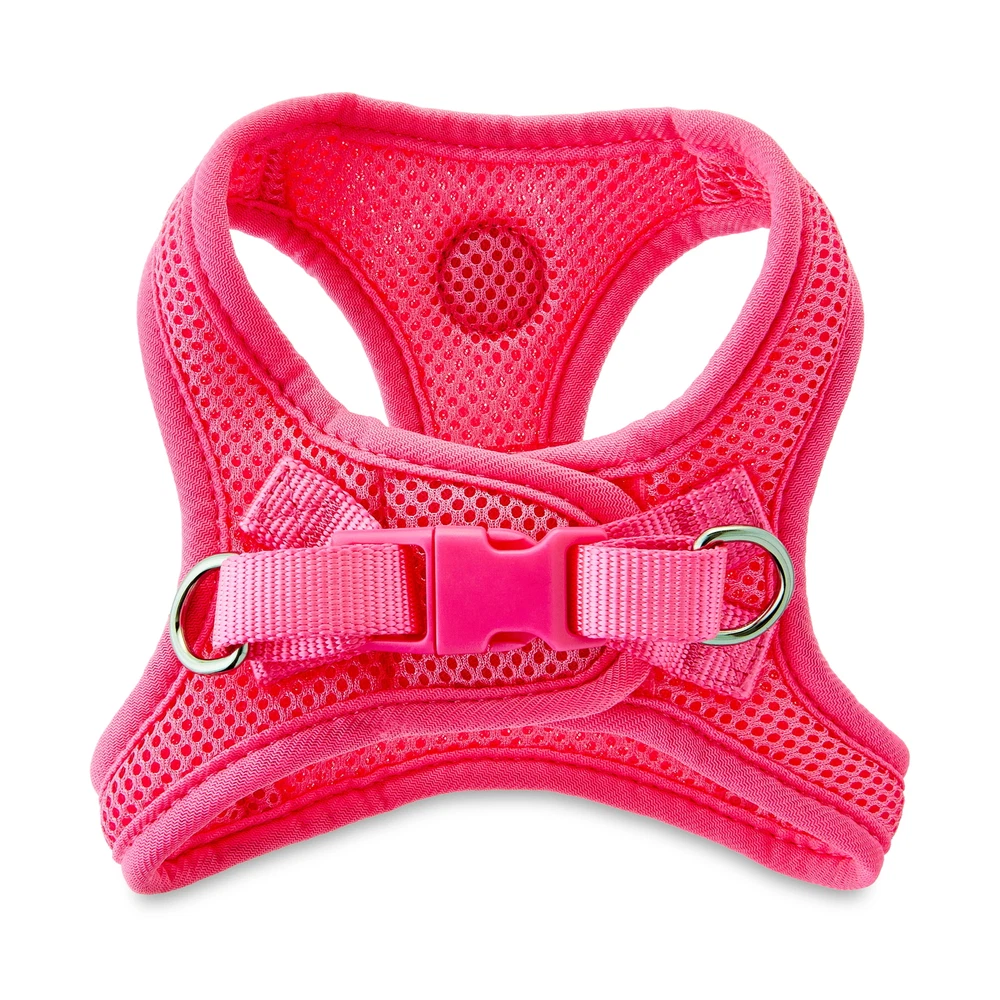 Dog Harness, Mesh Adjustable, Reflective Dog Walking Pet Harness, Pink Dog Harness, Mesh Adjustable, Reflective Dog Walking Pet Harness, Pink
