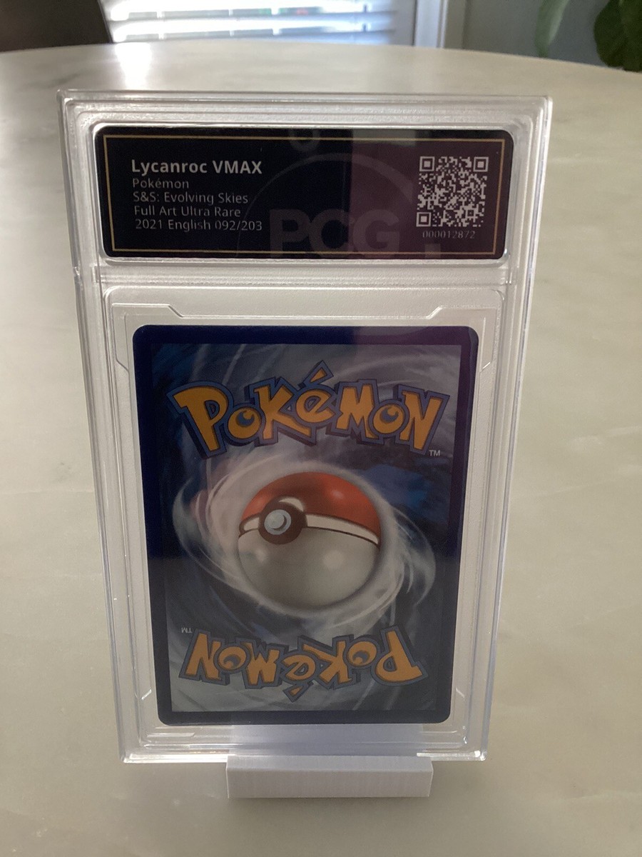 Lycanroc VMAX 092/203 SWSH07: Evolving Skies Holo for sale