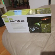 New One Stop Gardens 3pc solar light set walkway lights