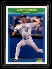 1990 Score Rising Stars #52 Randy Johnson