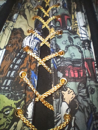 Star Wars Sexy Corset Size 3 Lace Up & Zipper Cosplay - Picture 3 of 11