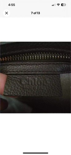 Chloe Medium Marcie Leather Satchel Bold Brown - Picture 8 of 10