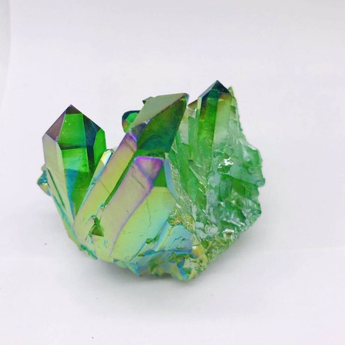 50-120g Specimens Ornaments Electroplated Healing Natural Quartz Crystal Cluster - Picture 3 of 6