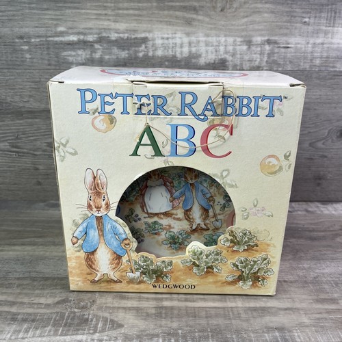 Wedgwood ABC 3er Set Peter Rabbit Geschirr Buch Neu in Box Vintage 90er 1997 - Bild 4 von 12
