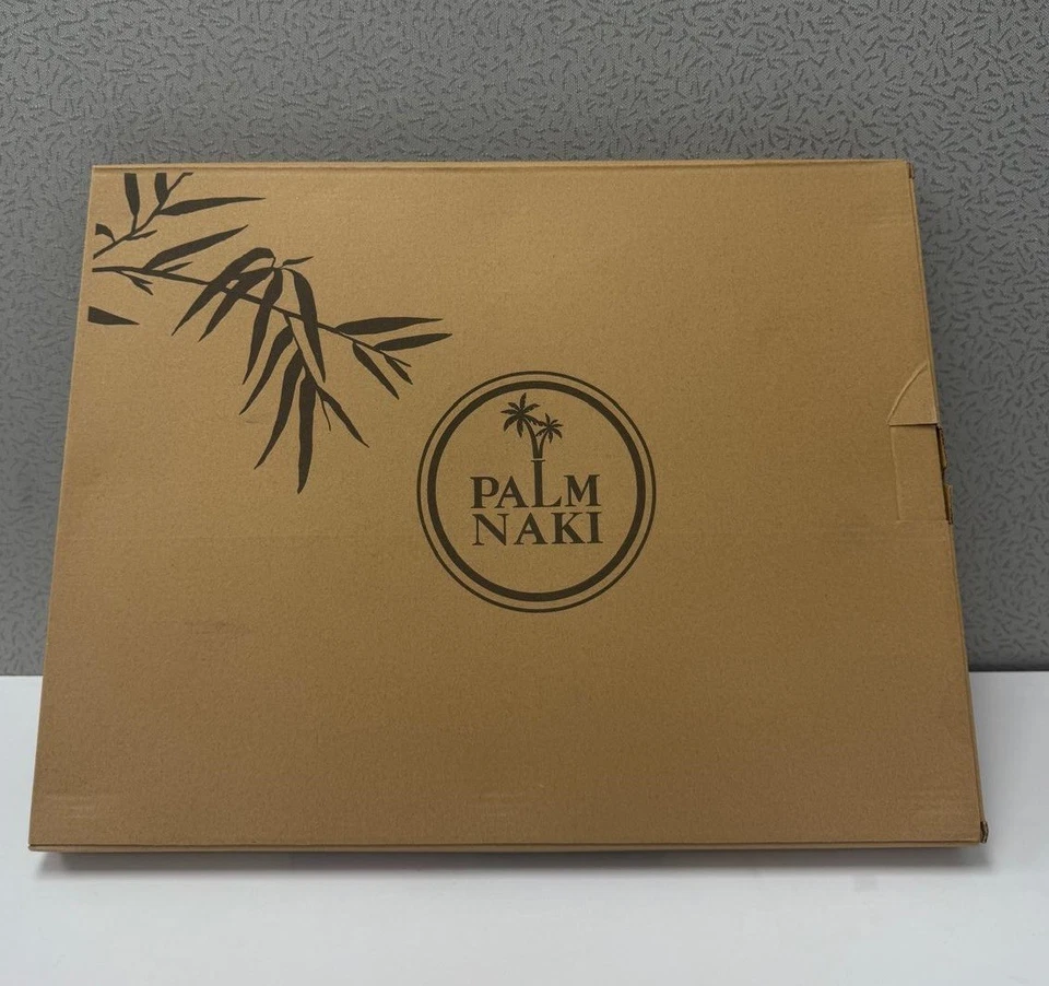 Alfombra de baño de bambú de Palm Naki Foto 3 de 4