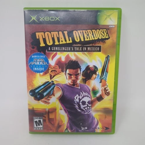 Total Overdose - Microsoft Xbox  - Complete In Box CIB, Includes Bonus DVD