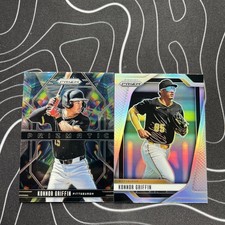 Prizm Konnor Griffin Prizmatic Pittsburgh MLB Baseball 2 Card Lot