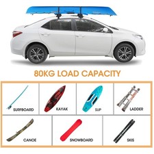 Universal Roof Rack Pads for Water Sports Gear - 15FT Straps