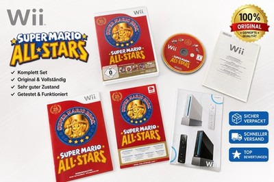 Super Mario All-Stars 25 Jahre Jubiläumsedition - Inkl. Anleitung - Nintendo Wii