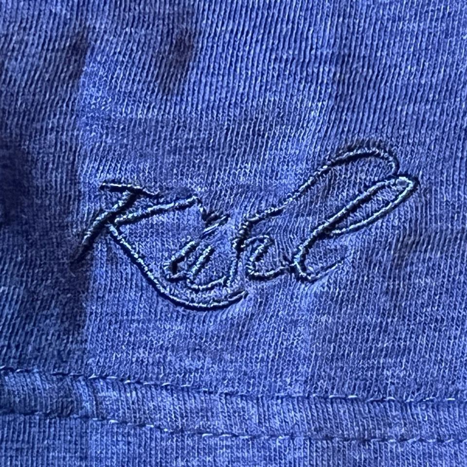 Camisa Kuhl Top Mujer Pequeña S Azul Acanalada Manga Larga Algodón Orgánico Foto 4 de 4