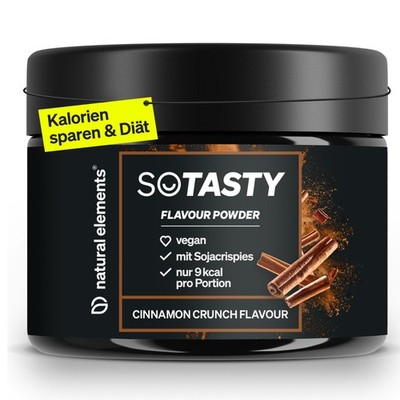 natural elements SoTasty Geschmackspulver 200g   Cinnamon Crunch   9kcal/Portion