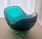 Blenko Glass Bowl Emerald Green