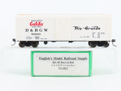 Caja de galletas escala HO Bowser English's 3-1015 D&RGW coche de caja de 40' #60010 - actualizado | Zustand: Used