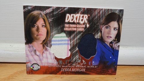 DEXTER SEASON 3 DEBRA MORGAN COSTUME WARDROBE MATERIAL CARD D3 C15 - Picture 1 of 2