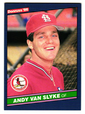 1986 Donruss - Andy Van Slyke #412 St. Louis Cardinals