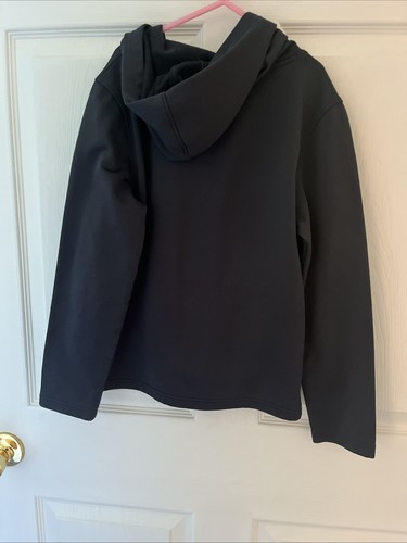 Under Armour Loose Pullover Hoodie Sweatshirt Boys Youth Size Medium Black - Picture 4 of 4