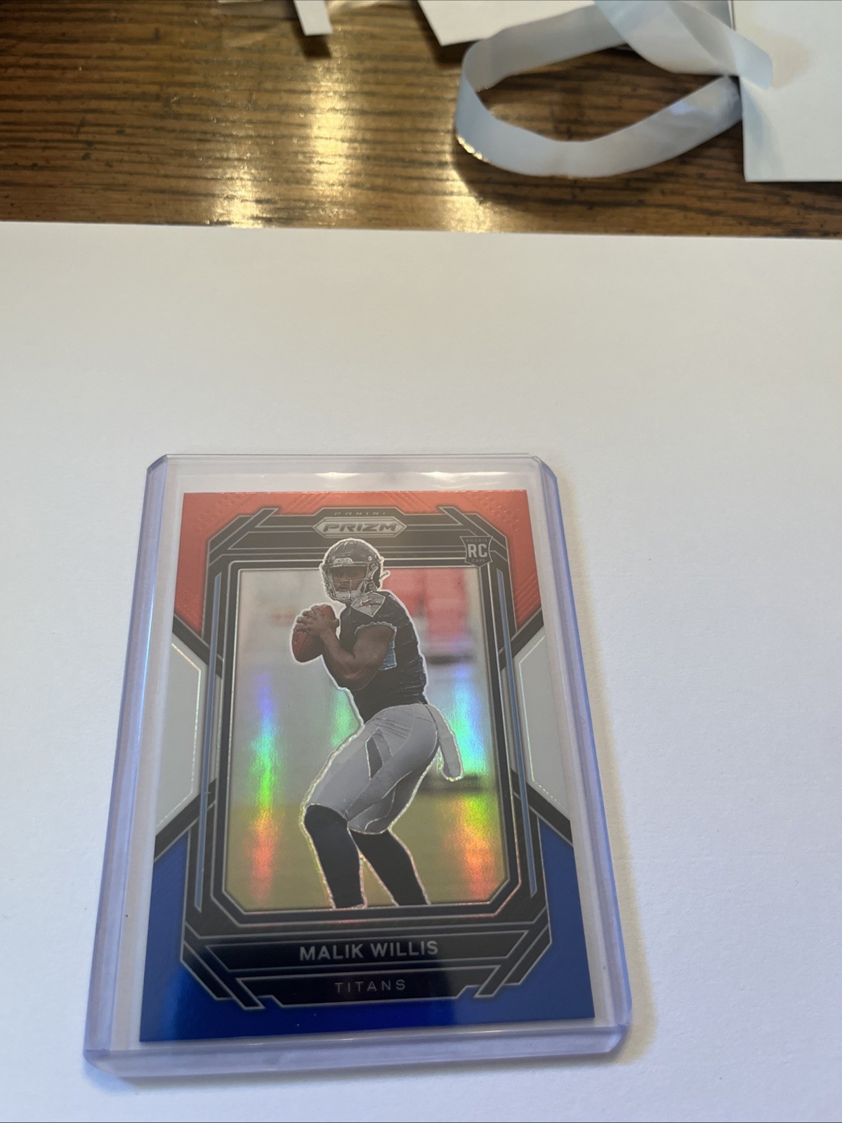 2022 Panini Prizm - Rookies Malik Willis #303 Red White & Blue Prizm (RC)
