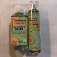 NEW Bath and Body Works Cucumber Melon Body Wash and Fragrance Mist