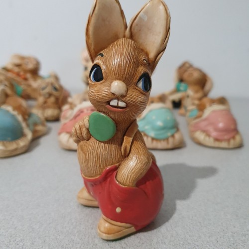 Pendelfin Conejos x 13 Lote de Trabajo Hecho en Inglaterra Adornos Conejos Animales De Colección - Imagen 3 de 17