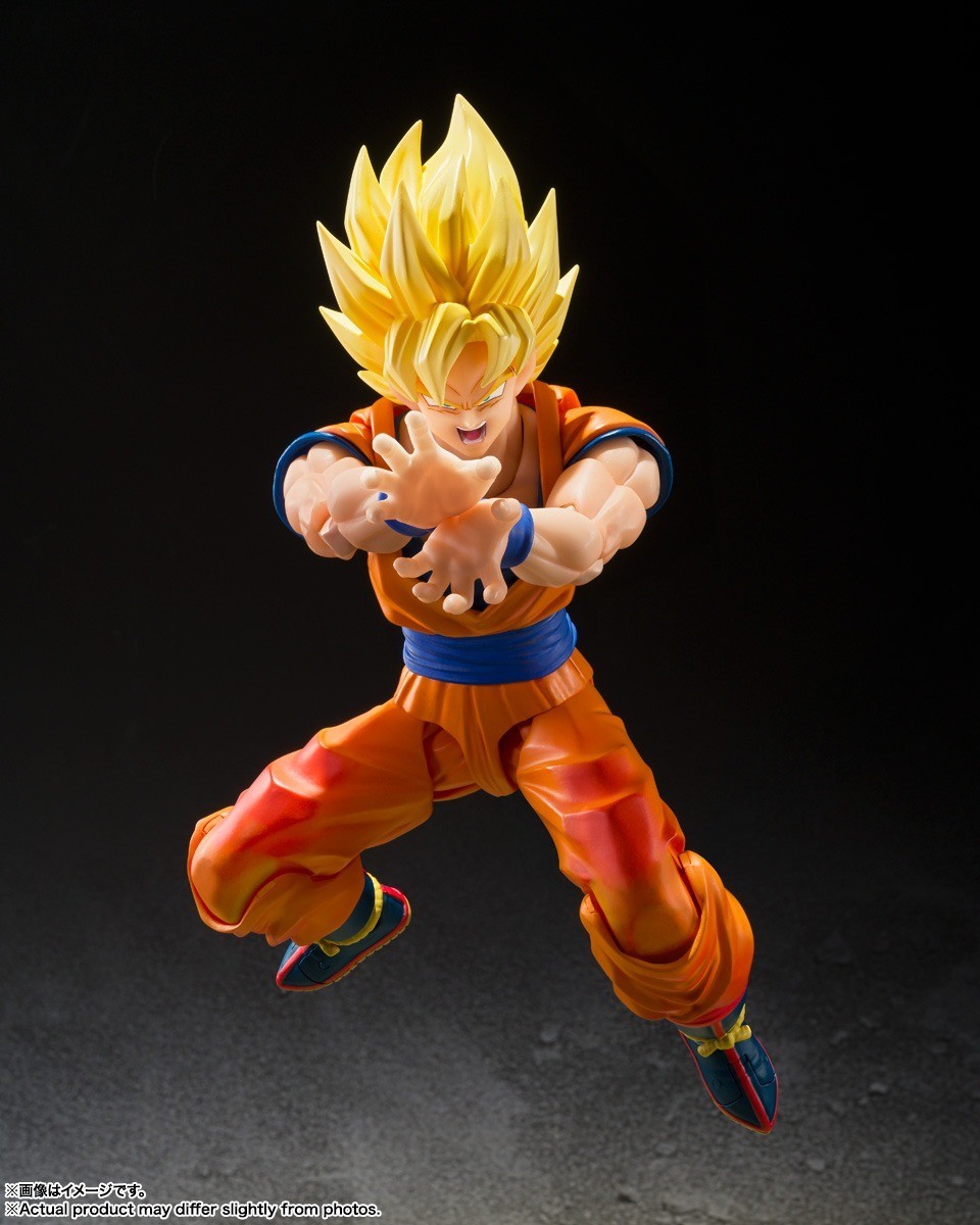 SUPER SAIYAN SON GOKU フィギュア 約10cm Bandai S.H.Figuarts Dragon Ball Z SUPER SAIYAN SON GOKU THE GAMES