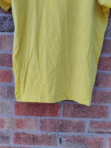 Ellesse Made In Italy Bright Yellow Tshirt Sz L Brilliant Condtion - Picture 8 of 8