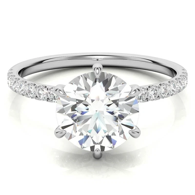 2.06 CT IGI Lab Grown Diamond F VS1 Solitaire Ring 18K White Gold - Image 2 of 4