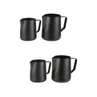 2 stücke 600ml Milch Schaumkugel Edelstahl Creamer Kaffeekunst Machen Cups für