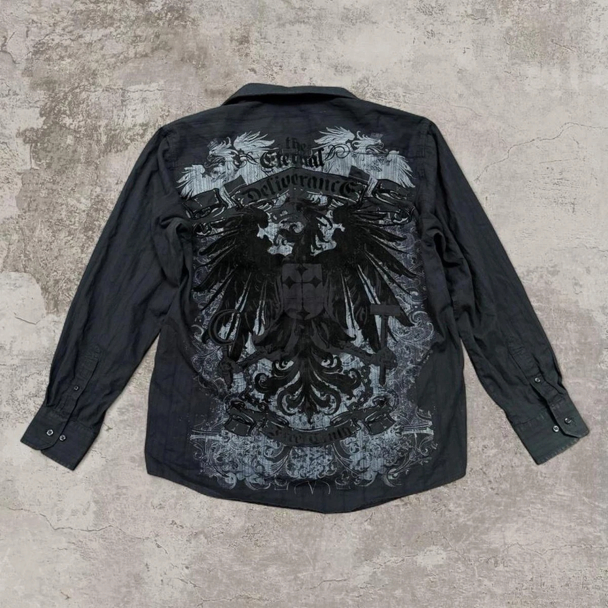 Long Sleeve Eighty Eight Black Shirts for Men for sale | eBay
