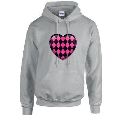 Rosa Harley Quinn Unisex Baumwolle Hoodie erhältlich in schwarz grau und weiß HD26