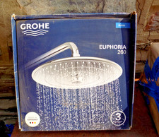 Grohe 26457EN0 EUPHOR1O 260 MULTIFUNCTION Shower Head Brushed Nickel 2.5GPM