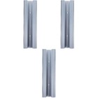 3pcs Weinglashalter unter Regal Weinglas Rack Edelstahl unter Schrankgläser Rack