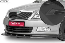 Cup Spoiler Lippe Front Ansatz Schwert für Skoda Octavia II (1Z) CSL028-L