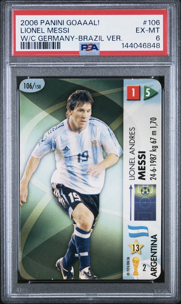 2006 Panini GOAAAL! World Cup Lionel Messi #106 for sale | eBay