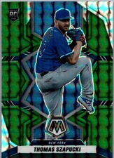 2022 Panini Mosaic #259 Thomas Szapucki Green Mosaic