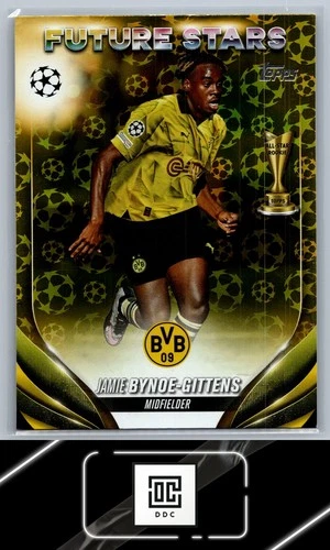 2023-24 Topps UEFA Club Competitions #187 Jamie Bynoe-Gittens Starball Foil