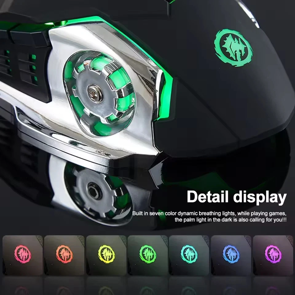 Bluetooth 5.2 & 2.4G Wireless Gaming Mouse 3600DPI Dual Mode Rechargeable Optic - Image 4 of 4