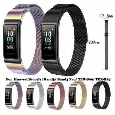 Mesh Milanese Loop Watchband Strap for Huawei Bracelet Band3/Pro TER-B09 TER-B29