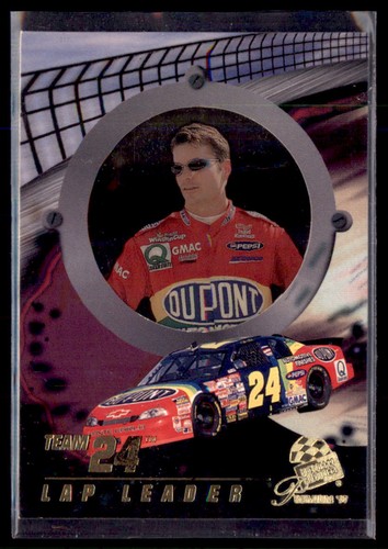 1997 Presseausweis Premium Rundenführer Jeff Gordon LL3