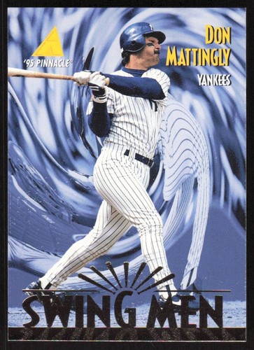 DON MATTINGLY 1995 PINNACLE SWING MEN #295 NEW YORK YANKEES - Picture 1 of 3