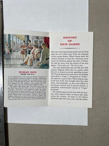 Harrah's Reno & Lake Tahoe How to Play CRAPS 16 pg pamphlet NonProfit EDU ORG - Picture 3 of 8