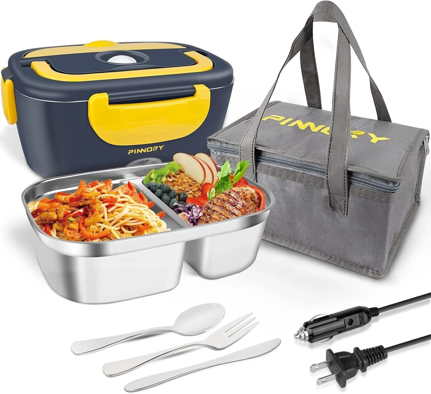 Termos Para Comida Grande Caliente, Acero Inoxidable Calentador De Portatil