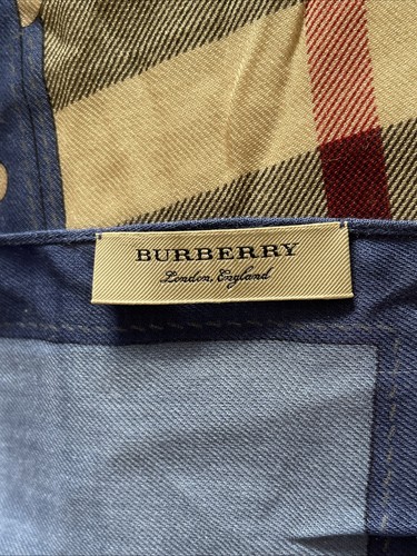 AUTHENTIC NEW BURBERRY LUXURY MODAL  CASHMERE CHECK SCARF 190x70 ITALY - Bild 12 von 12
