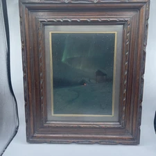 Frank Rademacher Emerald Night Pastel Framed 1979 Signed By Artist