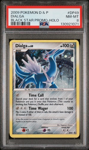 Dialga graded PSA 8 for sale on eBay