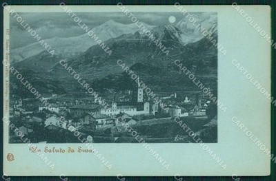 Turin Susa Chiaro di Luna Genta postcard MT4269