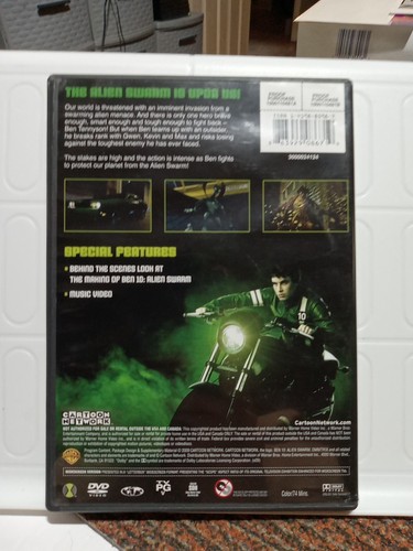 Ben 10: Alien Swarm (DVD, 2009) Cartoon Network Original Movie - Picture 3 of 3