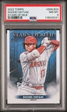 2022 TOPPS STARS OF MLB #SMLB24 SHOHEI OHTANI PSA 8