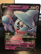 Hatterene V SWSH055 Jumbo Pokemon Black Star Promo